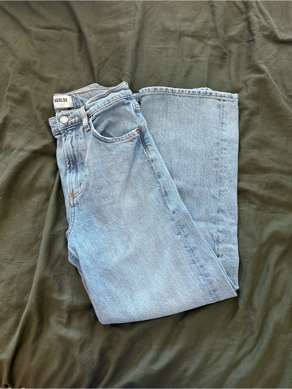 Agolde REN Jeans High Rise Wide Leg - Picture 2 of 5